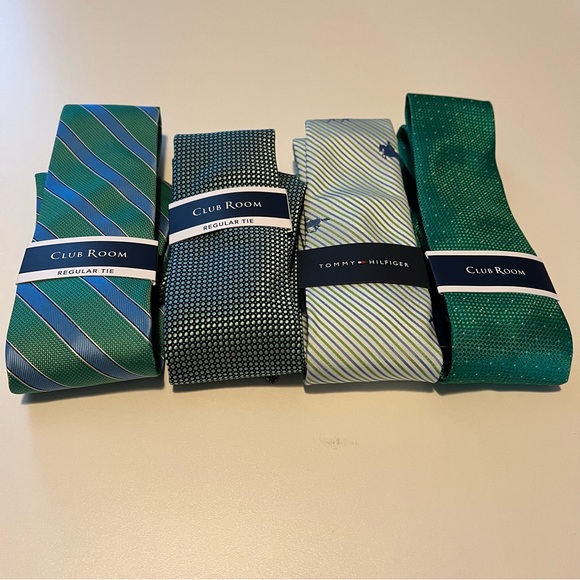 Tommy Hilfiger Other - Tommy Hilfiger and Club Room Men's Green Tie Set